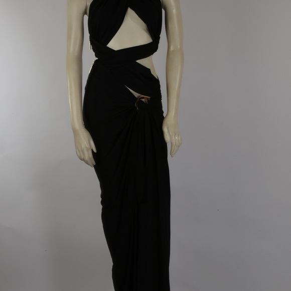 Bronx and Banco Black Cutout Dress - Picture 1 of 4